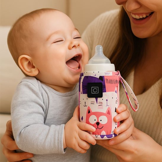 Chauffe biberon portable, bébé joyeux